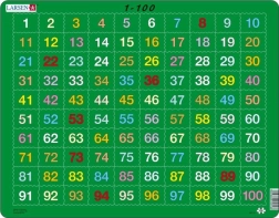 Puzzle Larsen educativ numărare până la 100