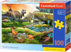 Puzzle Lumea dinozaurilor