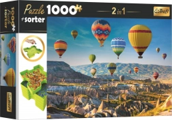 Puzzle și sortator TREFL 2v1 Balonul peste Cappadocia 1000 piese