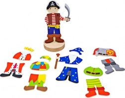 puzzle magnetic de îmbrăcat – personaje mistice de la Bigjigs Toys