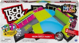 Tech Deck xconnect mare skatepark neon care strălucește în întuneric