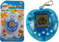 Joc electronic Tamagotchi Albastru cu lănțișor scurt