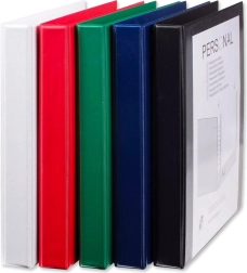 Biblioraft tip catalog A4 cu inele D, roșu