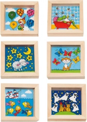 Jucărie din lemn de buzunar Biluță în Găurică de la GOKI