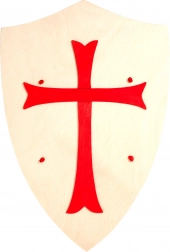 Fauna Scut din lemn cu cruce