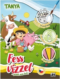 pictură cu apă fermă – cărți de colorat A4 (versiune maghiară)