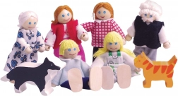 Set familie pentru căsuța de jucărie Bigjigs Toys