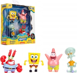 SpongeBob set de 4 figurine metalice de colecție 5–7 cm
