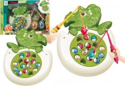 Joc de pescuit cu undițe și lumini – dinozaur