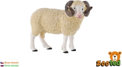 Figurină din plastic cu berbec domestic de 9 cm