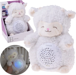 Proiector de stele oiță moale cu cântece de leagăn și sunete