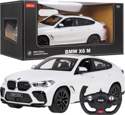 Rastar BMW X6 M 1:14 mașină RC cu telecomandă 2,4 GHz – Alb