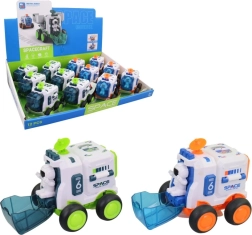 Mașină spațială cu uși care se deschid pe mecanism cu inerție