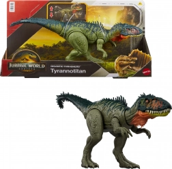 Figurină dinozaur Tyrannotitan Jurassic World Rebirth Gigantic Thrashers 34 cm