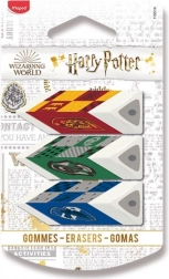 Radiere MAPED Harry Potter, set 3 buc.