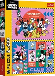 Puzzle 2×200 piese Disney – timp cu prietenii