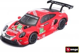 Model metalic Bburago Porsche 911 RSR LM 2020 1:43 în cutie decorativă
