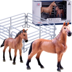 Set figurine cal și mânz – fermă SERIA ZWIERZĘTA FARMA – Cal