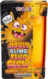Tuban jiggle slime fluo portocaliu, care strălucește în întuneric 430 g