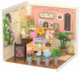 Rolife căsuță DIY: florărie cu iluminare LED (142 piese)