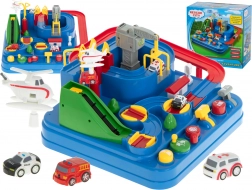 Pistă de curse interactivă cu obstacole și parcare