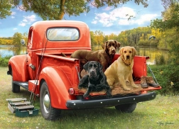 Puzzle Prieteni la pescuit 1000 de piese