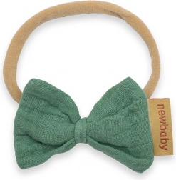 Bentiță din muselină pentru bebeluși NEW BABY mint