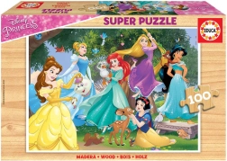 Puzzle din lemn DISNEY Prințese 100 piese EDUCA