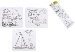 Puzzle de colorat - 3 buc.
