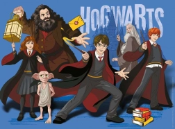 Puzzle Harry Potter și vrăjitorii 300 de piese