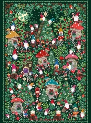 Puzzle Gibsons The Art File: sătuc de Crăciun 1000 piese