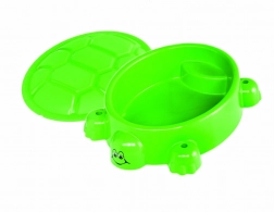 Ladièra în formă de broască țestoasă cu capac verde deschis