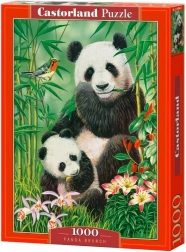 Puzzle cu 1000 de piese CASTORLAND Panda Brunch