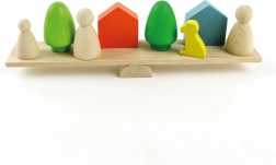 Milaniwood Give Me Five joc logic din lemn pentru 2 jucători