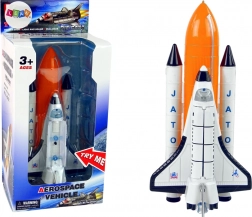 Rachetă cosmică și navetă spațială metalică cu efecte de lumină și sunet AEROSPACE