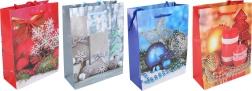 Pungă cadou mărime medie Crăciun