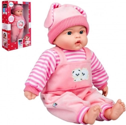 Păpușă vorbitoare și cântătoare pentru copii PlayTo Agatka 46 cm