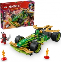 Lego NINJAGO Mașina de curse a lui Lloyd cu mecanism pull-back