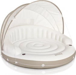 Insulă gonflabilă cu copertină INTEX 199 × 150 cm