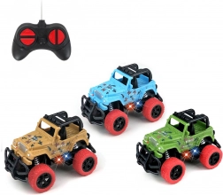 Mașină RC cu telecomandă și efecte LED 14,5 cm