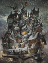 Puzzle Magnolia Insula Willoville 1000 piese