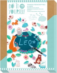 Tablă DJECO pentru ușă Pădure