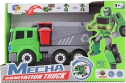 Robot gunoier transformabil 2 în 1 cu baterii