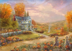 Puzzle Toamna la Apple Hill 500 piese