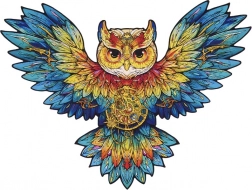 Puzzle din lemn Bufniță RoboTime