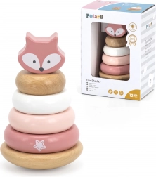 piramidă stivuibilă din lemn vulpe PolarB de la VIGA