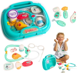 Setul micului medic cu geantă Woopie
