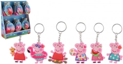 breloc purcelușul Peppa 10 cm – breloc din cauciuc pentru chei și rucsac