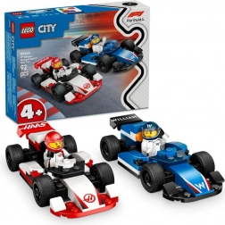 lego city f1 mașini de curse williams racing și haas