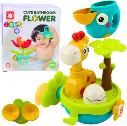 Jucărie colorată de baie - girafă